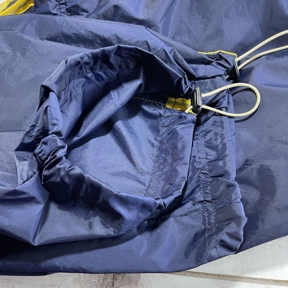 Vintage Spalding Athletic Men's XL Navy Yellow Convertible‎ Track Pants - Picture 9 of 11